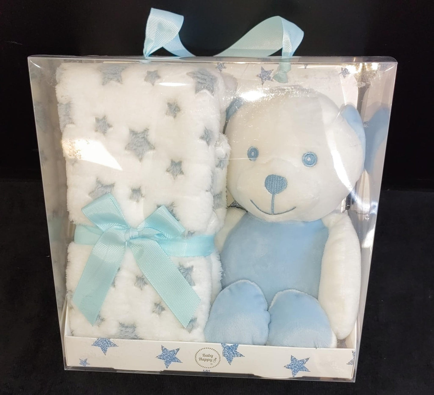 Boneco Peluche + Manta Bebé - Conjunto Adorável 2 em 1