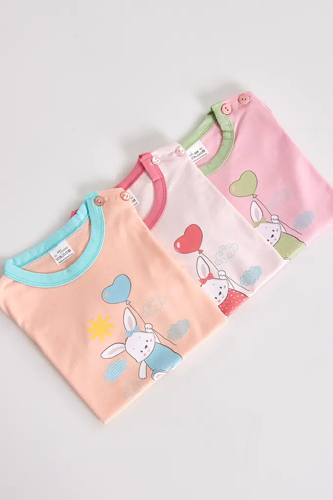 Pijama estampado sem carda