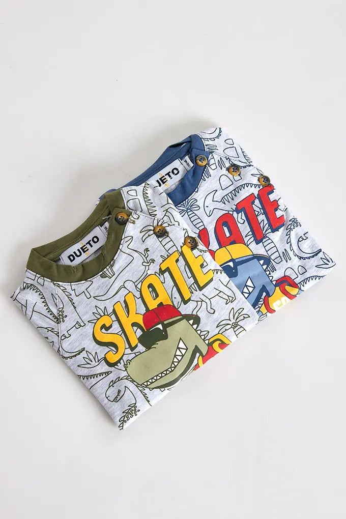 Pijama Rapaz Estampado Sari® Sem Carda - Conforto Primavera/Verão