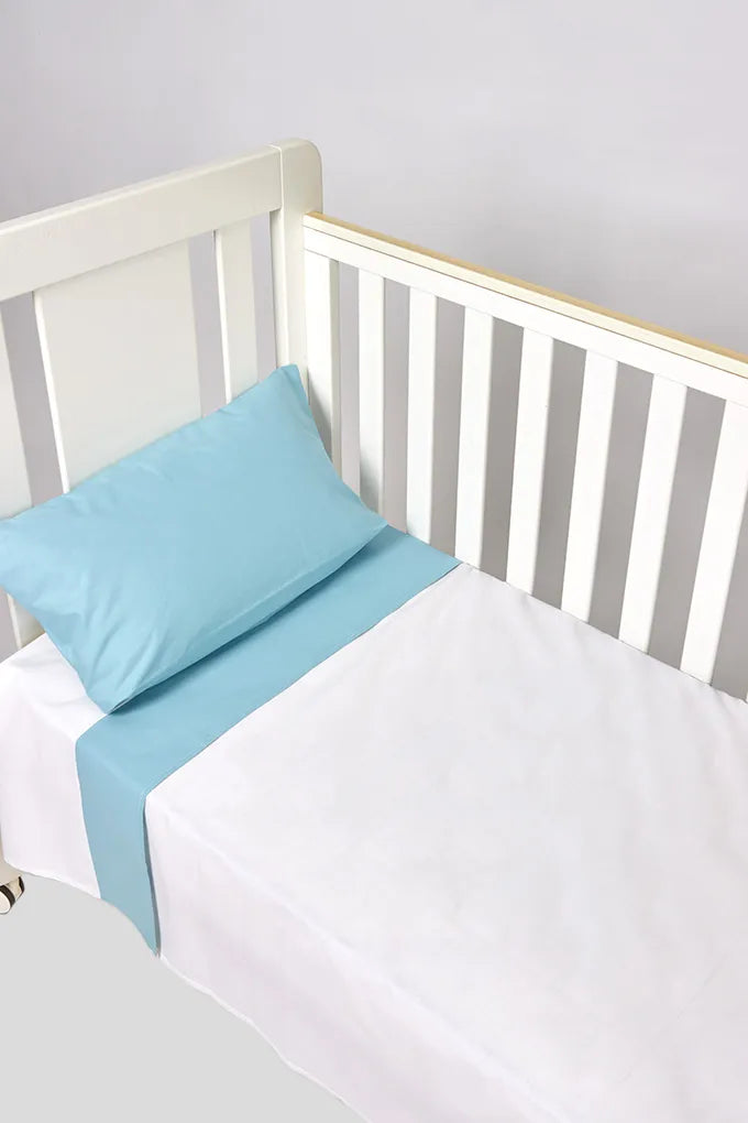 Jogo Cama Bebé 100% Algodão com Barra - Conforto Puro para Sonhos Doces