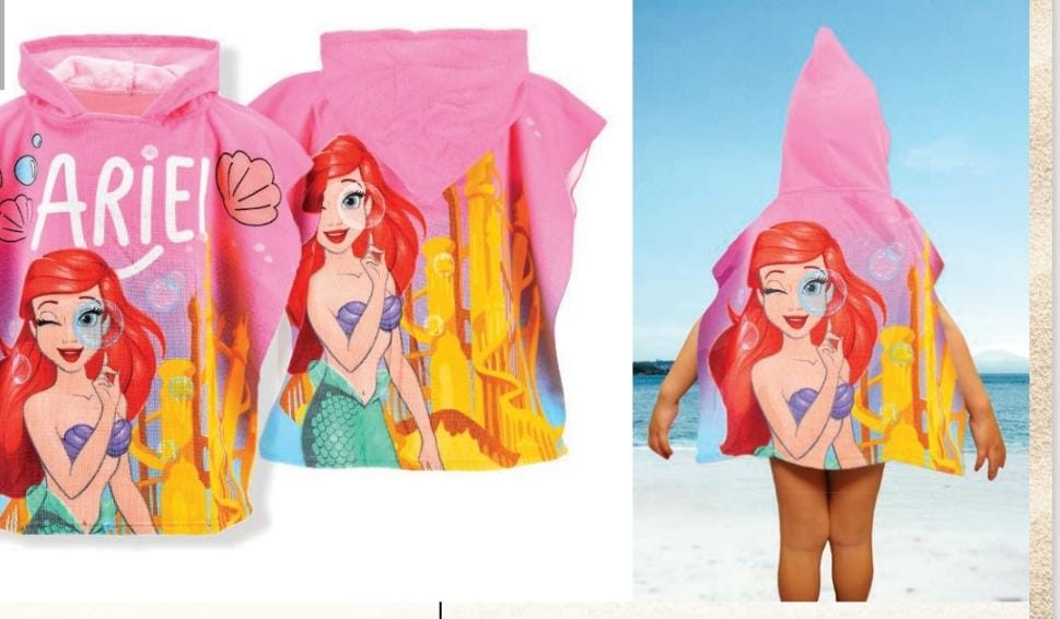 Ponchos Disney Licenciados - Proteção Chuva com Magia para Crianças