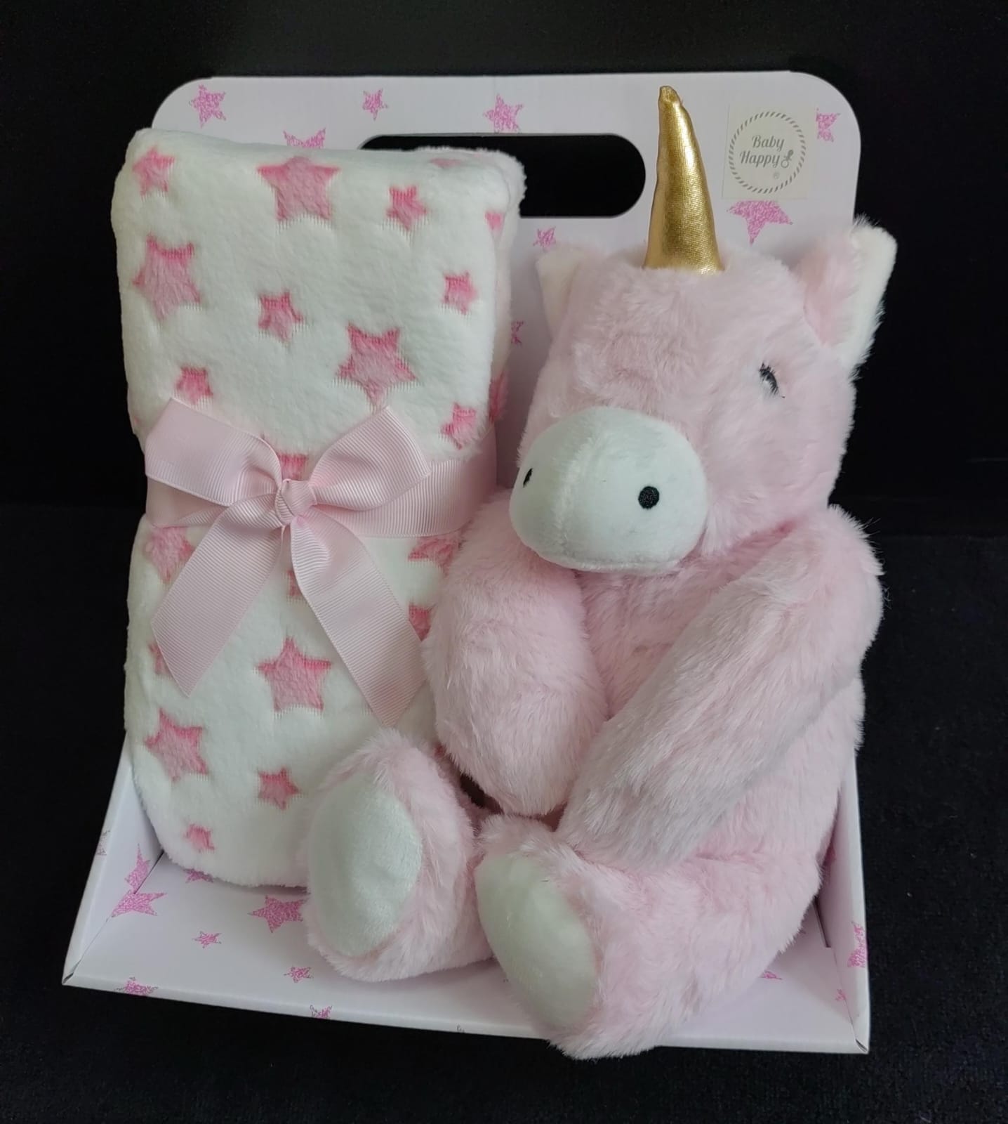 Boneco Peluche + Manta Bebé - Conjunto Adorável 2 em 1