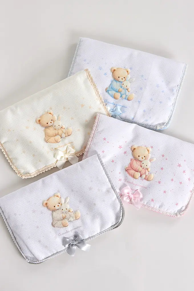 Conjunto Bebé 6 Peças Urso Estrelas - Kit Completo Recém-Nascido