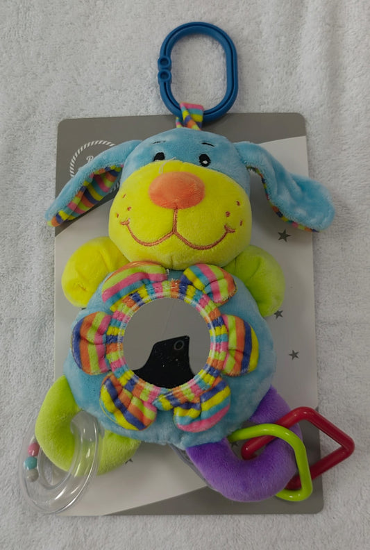 Brinquedo para ovo ou cadeirinha azul e rosa