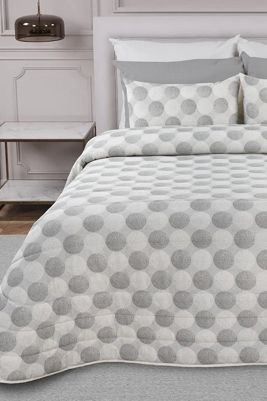 Edredão Estampado Bolas 250x260cm - Conforto Premium Made in Portugal