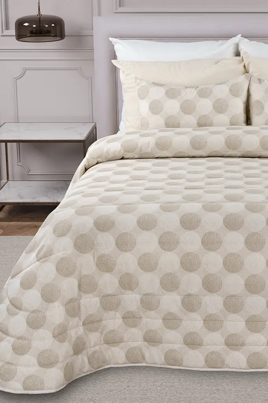 Edredão Estampado Bolas 250x260cm - Conforto Premium Made in Portugal